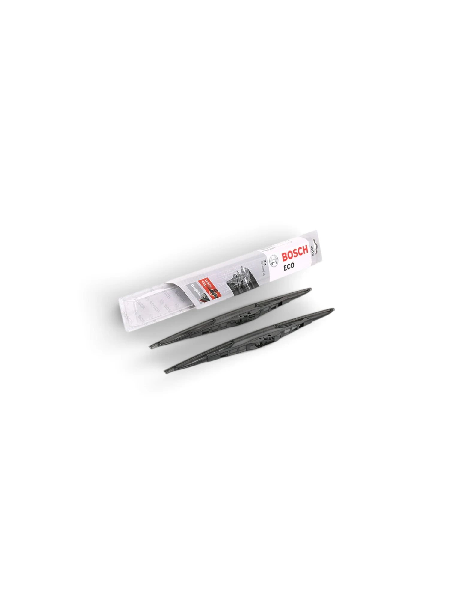 Set 2 Ștergătoare Parbriz Bosch Eco 2×400 mm, Cadru Metalic