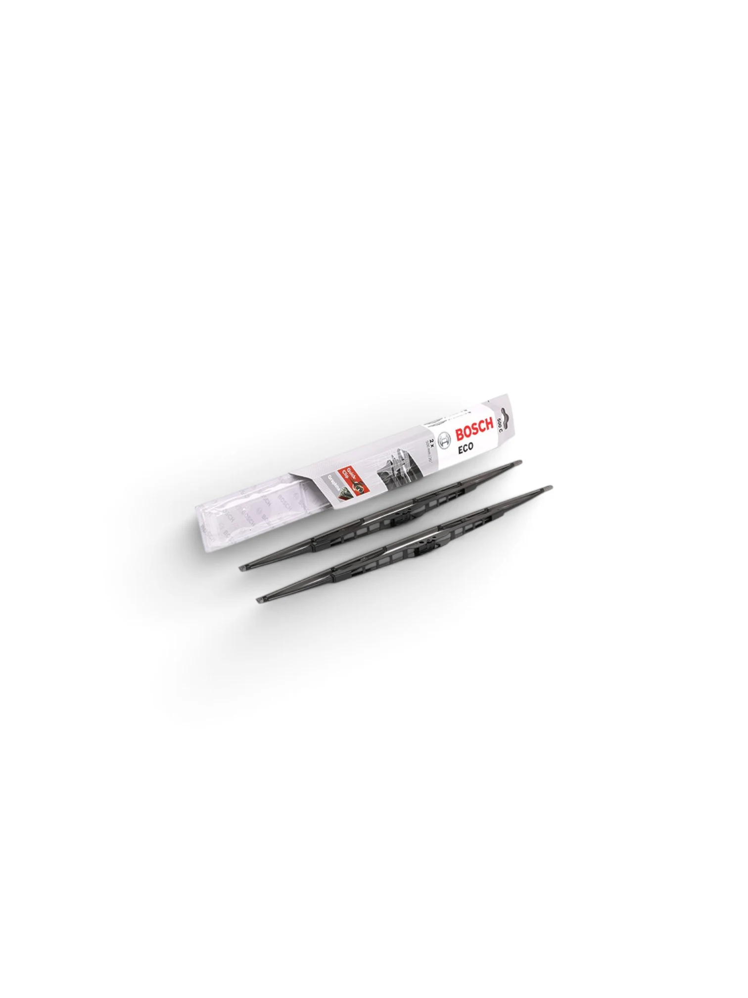 Set 2 Ștergătoare Parbriz Bosch Eco 2×500 mm, Cadru Metalic