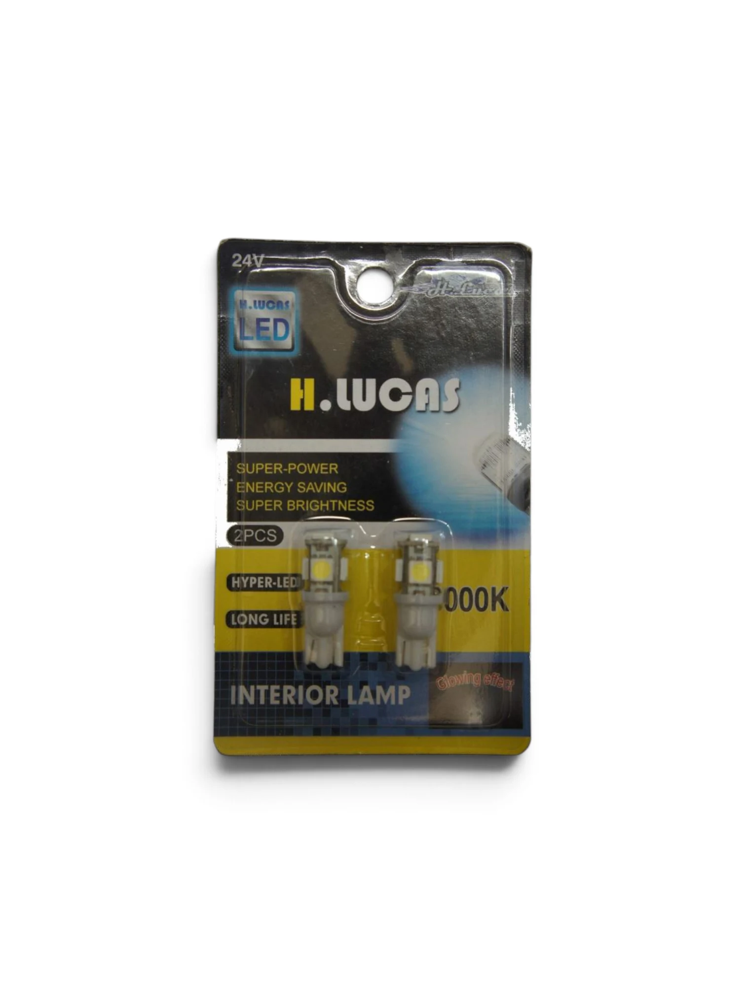 Set becuri T10, 5 LED-uri, SMD 5050 24V, H.Lucas 10714
