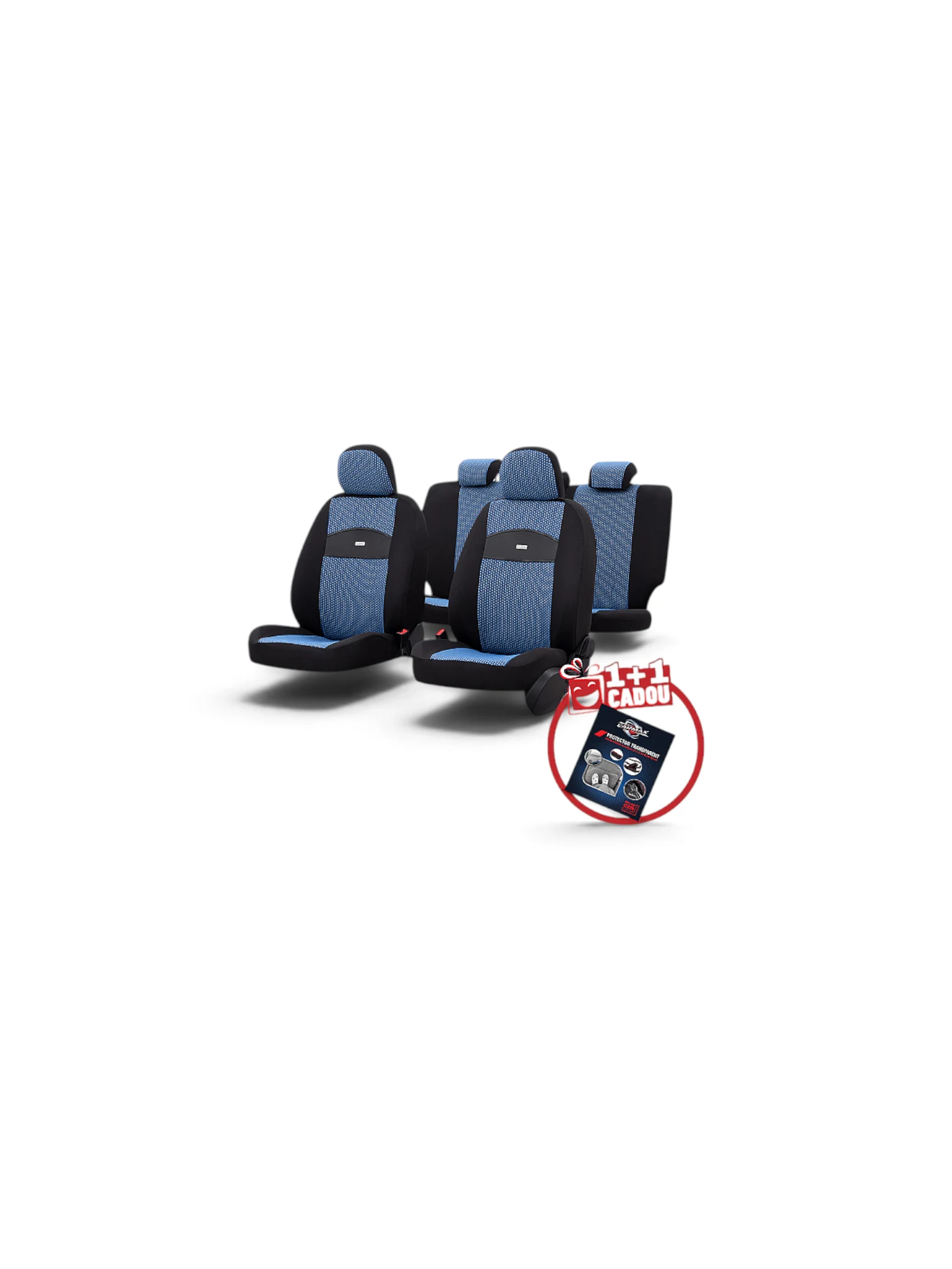 Set husa scaun Otom Smart 11 buc - albastru