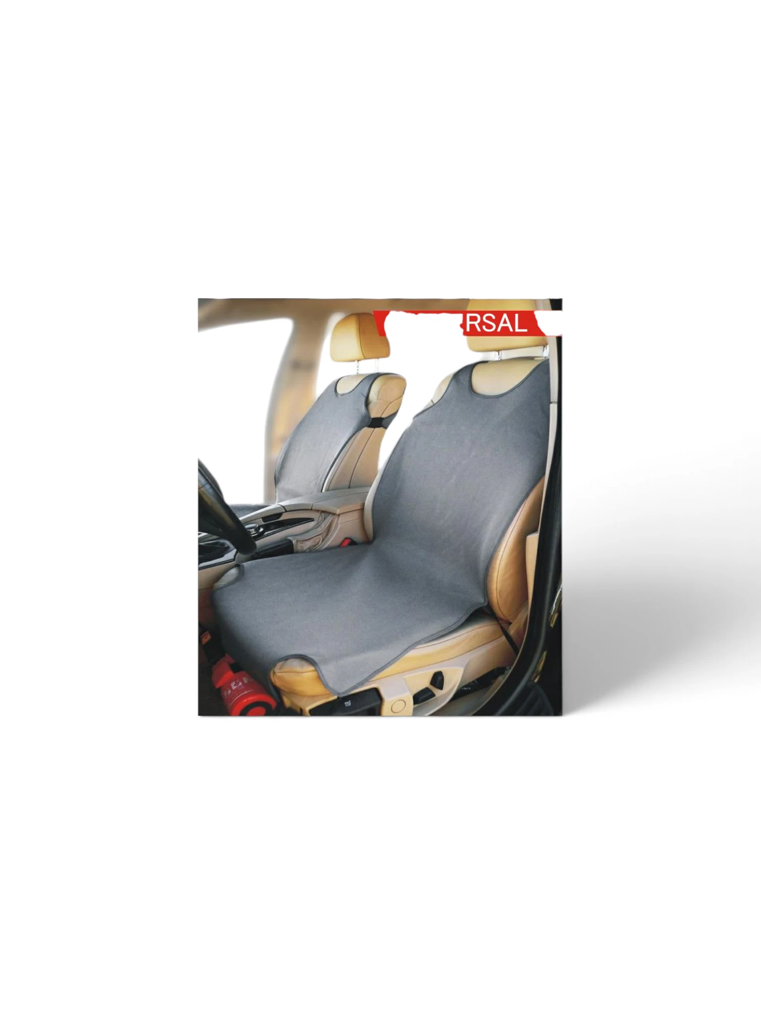 Set huse auto 2 scaune fata tip maieu gri 42095 CarCo