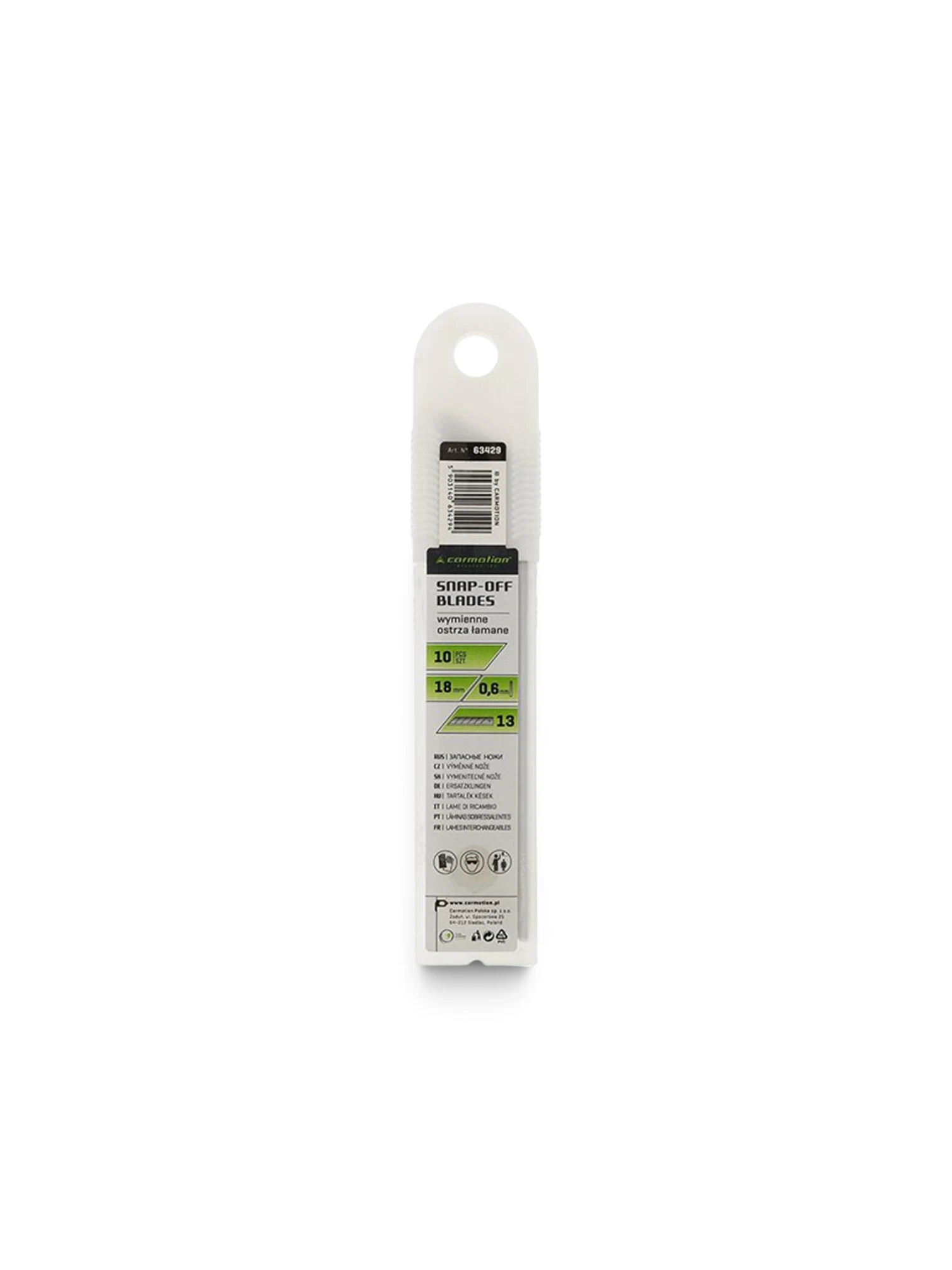 Set Lame pentru cutit Cutter 18mm, 10 buc. Carmotion 63429