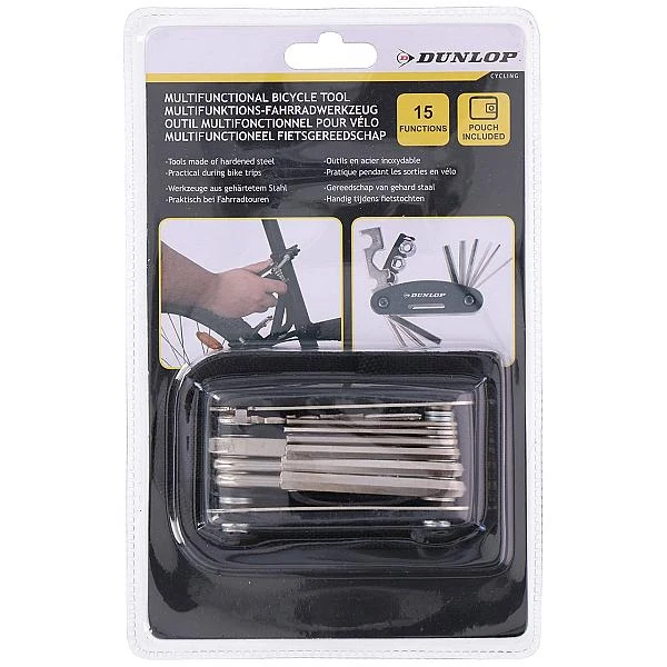 Set unelte multi tool 15piese in husa Dunlop