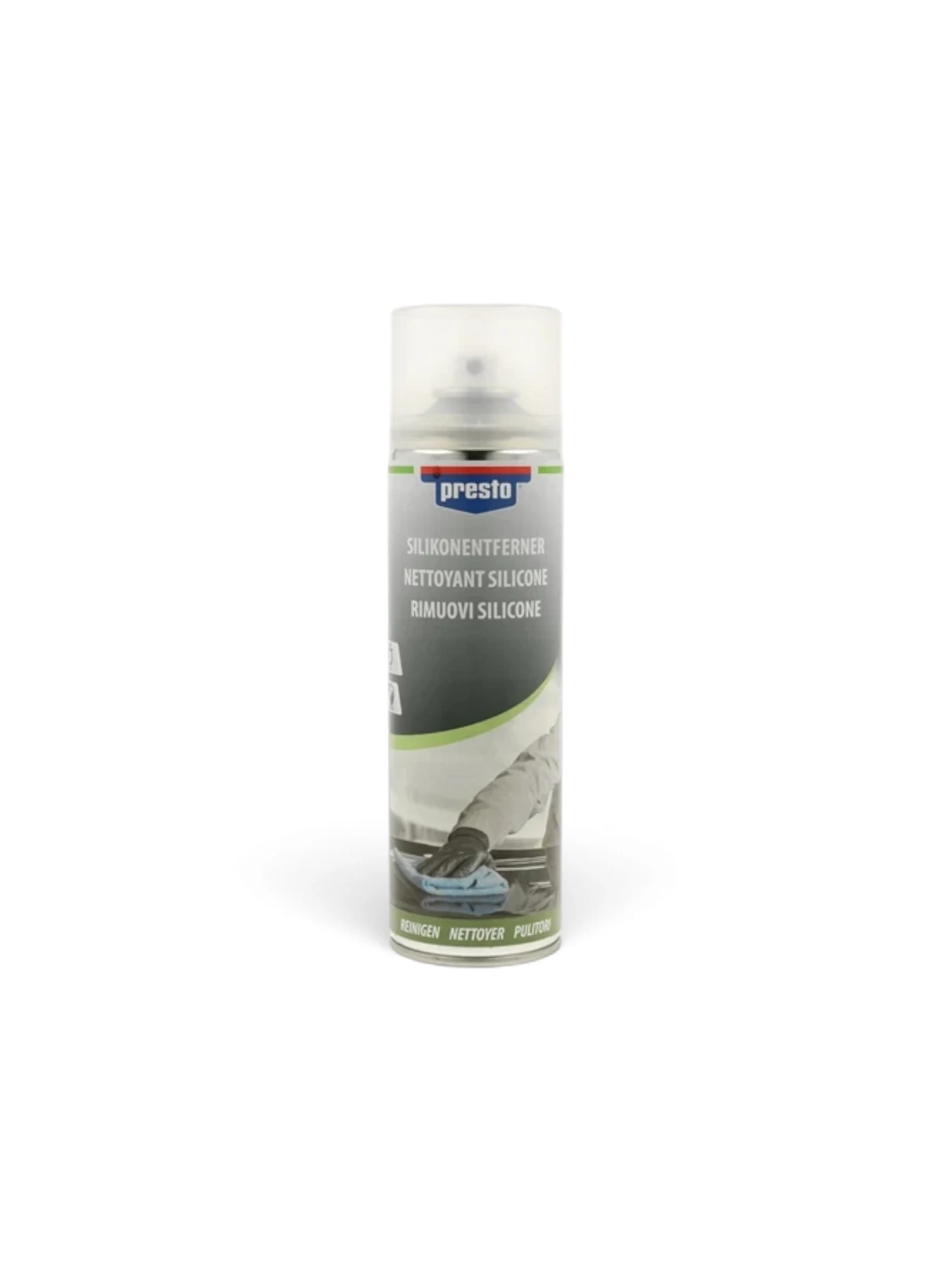458668EUA Silicone Remover - Spray Indepartat Silicon, Ulei, Ceara Si Vaselina 500ML Presto