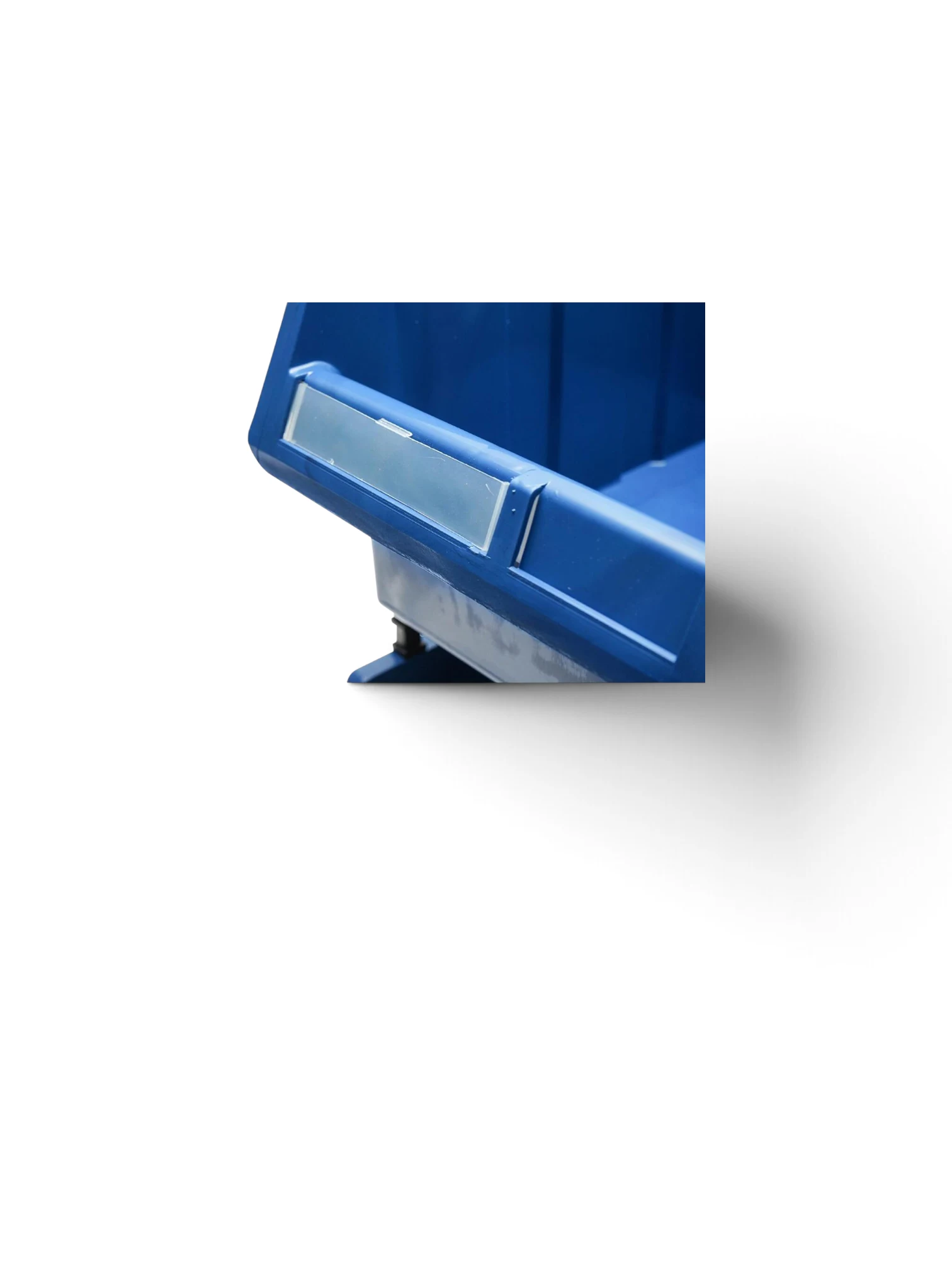 Suport transparent etichete pentru cutie plastic, AV101