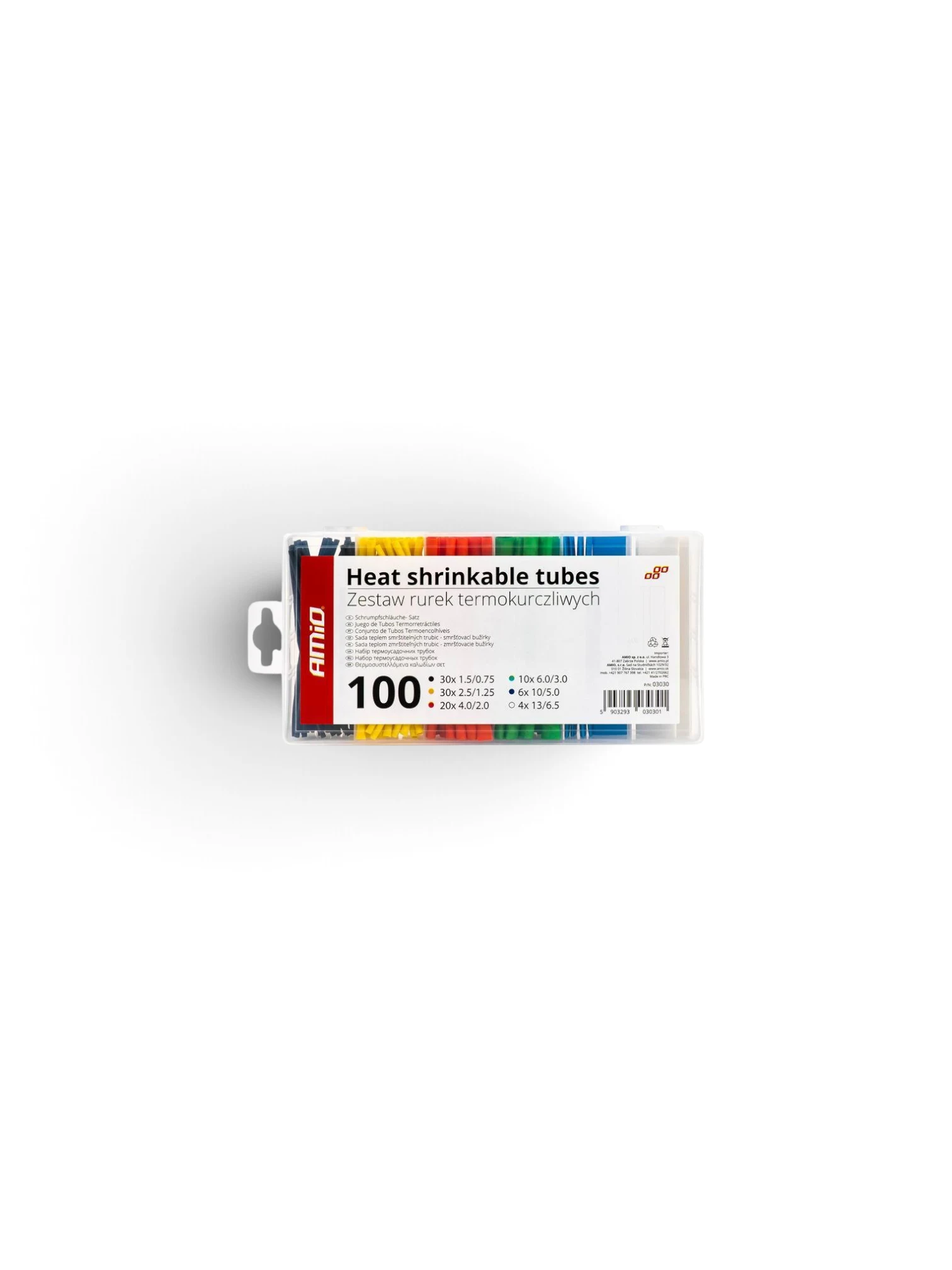 Trusa 100 tuburi termocontractabile varnish, 03030 Amio