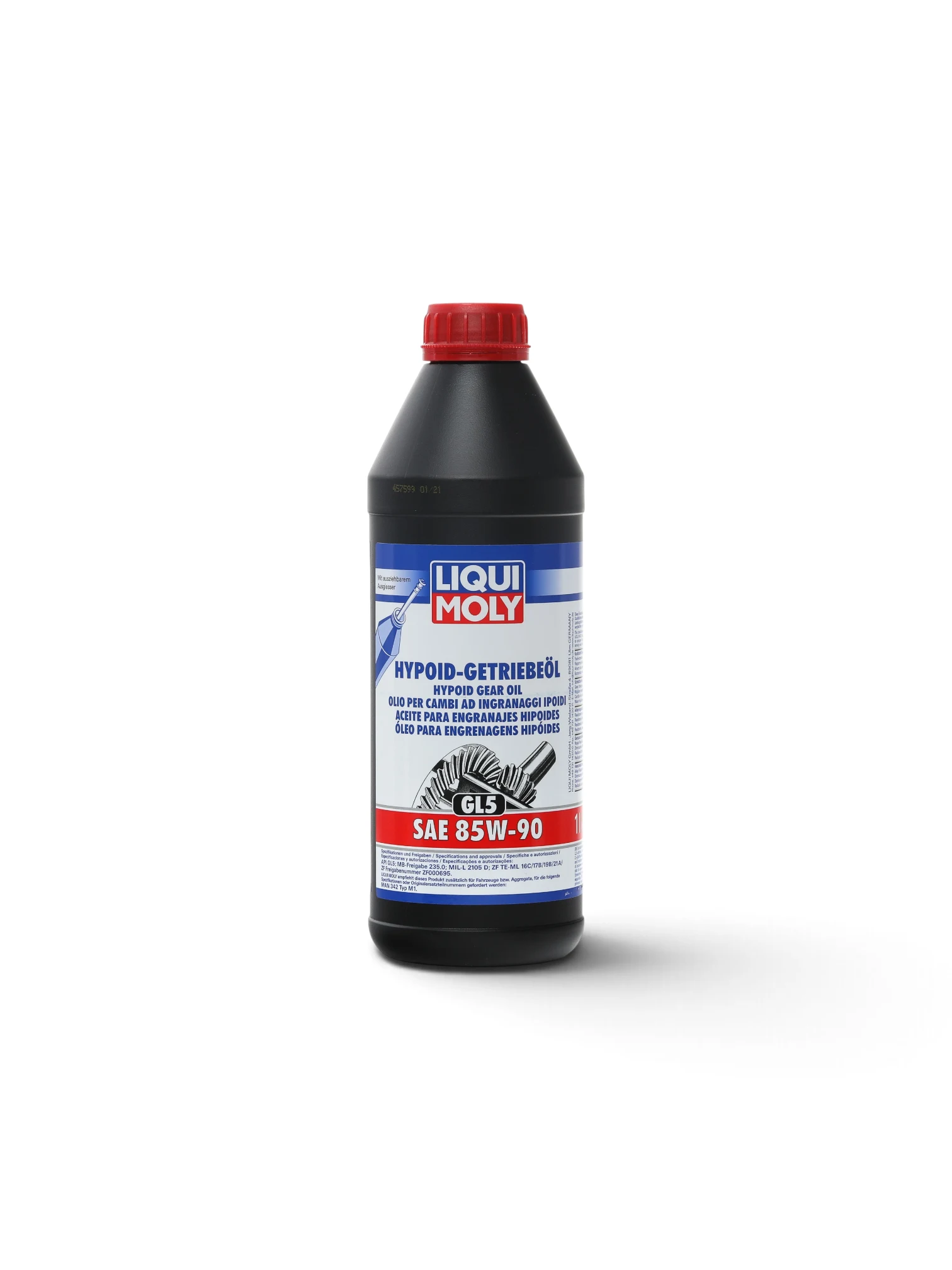 Ulei De Transmisie Liqui Moly (GL5) Sae 85W-90 1L Mil-l 2105 D; Zf Te-ml 16C/17B/19B/21A